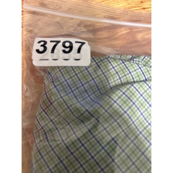Ralph Lauren Men Button Down Shirt XXL Green Plaid Custom Fit Preppy Classic - Picture 6 of 6